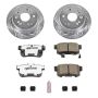PowerStop K2383-26 Z26 Street Performance Ceramic Brake Pad and Drilled & Slotted Rotor Kit