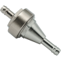 BikeMaster 152401 1/4in Inline Fuel Filter - Titanium