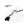 Diamond Eye Performance K4384S-BK Diamond Eye 18-19 Ford 3.0L Powrstrke F150 - 4in 409SS DPF Back Kit Sprt Dual w/Tips 4512BRA-DEBK