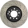 StopTech 00-03 BMW M5 (E39) Slotted & Drilled Left Front Rotor