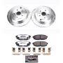 PowerStop K4645-26 Z26 Street Performance Ceramic Brake Pad and Drilled & Slotted Rotor Kit