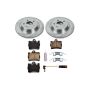 PowerStop KOE2997 OE Stock Replacement Low-Dust Ceramic Brake Pad and Rotor Kit