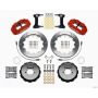 Wilwood 140-12870-R Narrow Superlite 6R Front Hat Kit 12.88in Red 2012-Up Toyota / Scion FRS w/ Lines