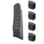 Rugged Ridge A-Pillar Switch Pod Kit Black LHD 07-10 (JK)