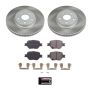 PowerStop SC2313 Semi-Coated Rotor and Low-Dust Ceramic Brake Pad Kit