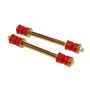 Prothane Universal End Link Set - 6 1/8in Mounting Length - Red