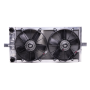 Chase Bays CB-14RAD-16AN-11UFAN Nissan 240SX S13/S14/S15 -16AN Tucked Aluminum Radiator w/2 12in Ultra Fans