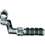 Kuryakyn 7998 Small ISO Offset Highway Pegs With 1-1/4inch Clamp Chrome (Pair)