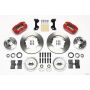 Wilwood 140-13345-R Dynapro Dust-Boot Front Kit 11.00in Red WWE ProSpindle
