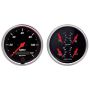 AutoMeter 1408 GAUGE KIT, 2 PC., QUAD & SPEEDOMETER, 3 3/8
