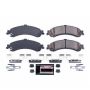PowerStop Z23-834 PowerStop - Z23 Daily Driver Carbon-Fiber Ceramic Brake Pads with Hardware Kit