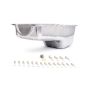 RACING POWER CO-PACKAGED RPCR8446 64-73 SBF Alum Stock Oil Pan Polished