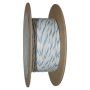 NAMZ NWR-96-100 OEM Color Primary Wire 100ft. Spool 18g - White/Blue Stripe
