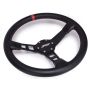 PRP Deep Dish Leather Steering Wheel- Red