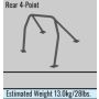 Cusco 692 270 C20 Roll Cage Weld-On Tabs / B-Pillar (S/O / No Cancel)