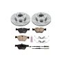 PowerStop KOE6346 OE Stock Replacement Low-Dust Ceramic Brake Pad and Rotor Kit