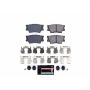 PowerStop Z23-1212 PowerStop - Z23 Daily Driver Carbon-Fiber Ceramic Brake Pads with Hardware Kit