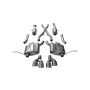 CORSA Performance 14992 Corsa 2014-2021 Jeep Grand Cherokee Summit Edition Polished 2.5in Dual Rear Exit Cat-Back Exhaust