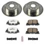 PowerStop K1084-26 Z26 Street Performance Ceramic Brake Pad and Drilled & Slotted Rotor Kit