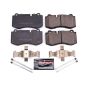 PowerStop Z23-1223 PowerStop - Z23 Daily Driver Carbon-Fiber Ceramic Brake Pads with Hardware Kit