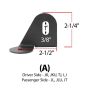 Rugged Radios MT-ANT-JEEP-PS Antenna Mount for Jeep Wrangler TJ LJ JK JL and Gladiator JT Jeep B Mount