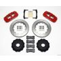 Wilwood 140-11270-R AERO4 Rear Kit 14.25in Red 2010-2015 Camaro