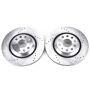 PowerStop EBR1070XPR PowerStop Evolution Performance Drilled, Slotted & Plated Brake Rotor Pair