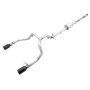 AWE Tuning 3015-33206 4th Gen GM 1500 5.3L 0FG Catback Split Rear Exit (Flat Bumper) - Dual Diamond Tips