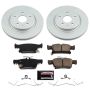PowerStop CRK9104 Genuine Geomet Coated Rotor and Low-Dust Ceramic Brake Pad Kit