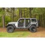 Rugged Ridge Fortis Tube Door Covers Full Set Black 18-20 Jeep Wrangler JLU