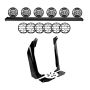 KC HiLiTES 97060 97-06 Jeep TJ 50in. Overhead Xross Bar Kit w/(6) SlimLite LED Lights - Black