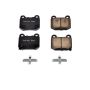 PowerStop 17-961 PowerStop - Z17 Low-Dust Ceramic Brake Pads with Hardware