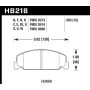 Hawk Performance HB218D.583 ER-1 Disc Brake Pad