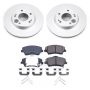 PowerStop CRK7893 Genuine Geomet Coated Rotor and Low-Dust Ceramic Brake Pad Kit