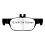 EBC Brakes DP32413C Redstuff Ceramic Low Dust Brake Pads