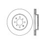 Stoptech 128.40021L 90-01 Integra (EXC Type R) / 90-05 Honda Civic Cross Drilled Left Front Rotor