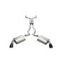 CORSA Performance 14952BLK Corsa 2010-2015 Chevrolet Camaro Coupe SS 6.2L V8 Auto Black Sport Cat-Back + XO Exhaust