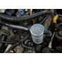 J&L 05-10 Ford Mustang GT Driver Side Oil Separator 3.0 V2 - Clear Anodized