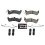 PowerStop Z23-664 PowerStop - Z23 Daily Driver Carbon-Fiber Ceramic Brake Pads with Hardware Kit