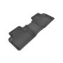 3D MAXpider 2007-2019 Mitsubishi Outlander Kagu 2nd Row Floormats - Black