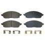 PowerStop 17-2436 PowerStop - Z17 Low-Dust Ceramic Brake Pads with Hardware