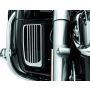 Kuryakyn 7681 Radiator Grills For Twin Cooled Models Chrome & Black (Pair)