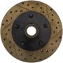 Stoptech 127.62000L Slotted & Drilled Sport Brake Rotor