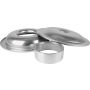 ALLSTAR PERFORMANCE ALL25906 LW 14in A/C Kit Plain No Element 2in Spacer
