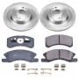 PowerStop KOE7894 OE Stock Replacement Low-Dust Ceramic Brake Pad and Rotor Kit