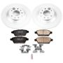 PowerStop CRK4655 Genuine Geomet Coated Rotor and Low-Dust Ceramic Brake Pad Kit