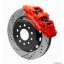 Wilwood 140-15892-DR AERO6 Front Hat Kit 14.00 Red 2018-Up Jeep JL SRP w/Lines