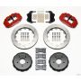 Wilwood 140-8753-R Narrow Superlite 6R Front Hat Kit 13.06in Red 2004-2006 Pontiac GTO