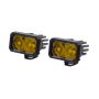 Diode Dynamics DD6422P Stage Series 2 In LED Pod Pro - Yellow Spot Standard ABL (Pair)