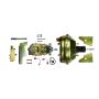 RIGHT STUFF DETAILING RSDG91210971 9in Booster and Master Cylinder